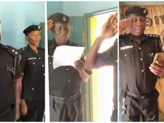 Police Officers Sing The New National Anthem From Their Notebooks (Video) 2 FotoGrid 20240614 014020820