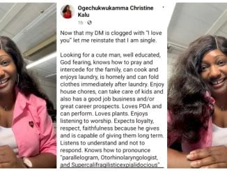 'I Want An Educated Man Who Can Pray, Cook, Do Laundry, & Can Perform' - Pretty Lady 97 I Want An Educated Man Who Can Pray