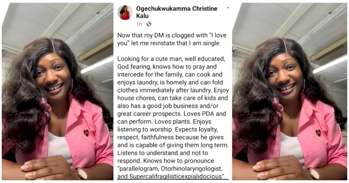‘I Want An Educated Man Who Can Pray, Cook, Do Laundry, & Can Perform’ – Pretty Lady