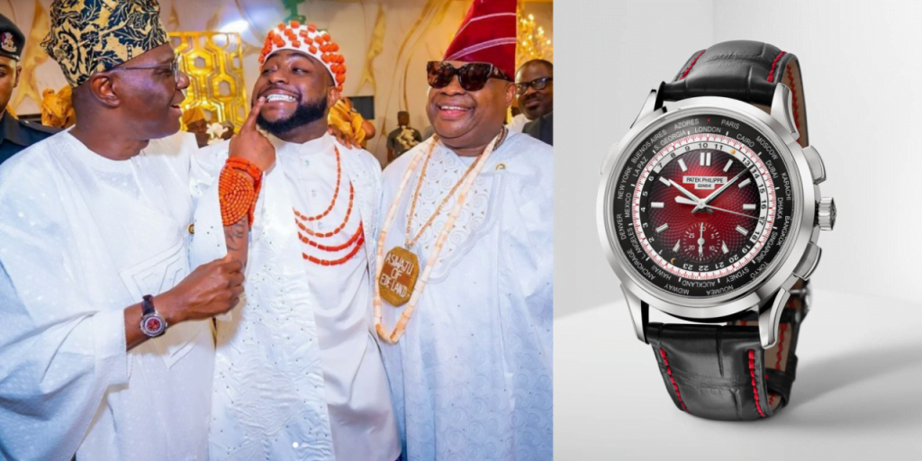 Governor Sanwo-Olu Spotted Wearing ₦195M Wristwatch At Davido's Wedding