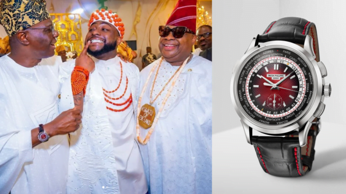 Governor Sanwo-Olu Spotted Wearing ₦195M Wristwatch At Davido's Wedding 1 Governor Sanwo-Olu Spotted Wearing ₦195M Wristwatch At Davido's Wedding