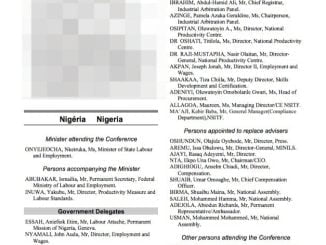 Nigeria Has The Largest Delegation At ILO Conference 2024 15 Nigeria Has The Largest Delegation At ILO Conference 2024