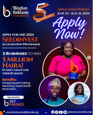 Up to N5 Million Grant Prize: Apply For  SEEDINVEST Acceleration Program For MSMEs in Nigeria