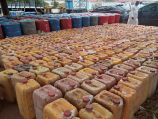 Customs Seizes 85 Drums and 795 Cans Containing 36,875 Litres of Petrol Headed for Cameroon 47 Customs Seizes 85 Drums and 795 Cans Containing 36,875 Litres of Petrol Headed for Cameroon