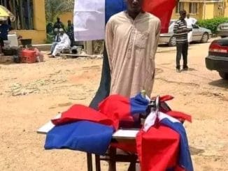 Man DSS Arrested For Producing Russian Flag Never Handled A Sewing Machine – Family 28 Man DSS Arrested For Producing Russian Flag Never Handled A Sewing Machine – Family