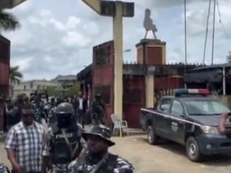 Police Storm Rivers State Local Government Areas, Patrol Secretariats 40 Police Storm Rivers State Local Government Areas, Patrol Secretariats