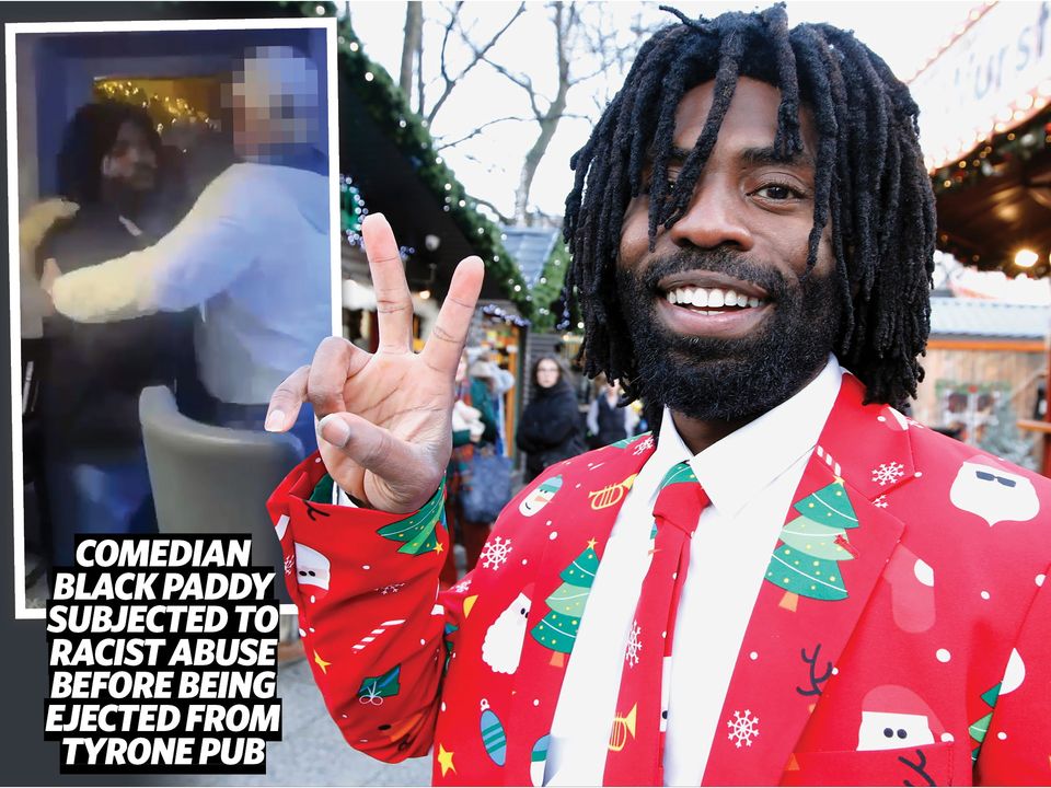 Nigerian Comedian "Black Paddy" Dragged Out Of A Pub In Ireland (Photos)