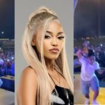 Zee Nxumalo exits the stage abruptly after an unexpected interaction with a fan (Video)