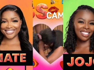 BBMzansi: Fans Share Reactions to Jojo and Nate’s Kiss 32 BBMzansi: Fans Share Reactions to Jojo and Nate’s Kiss