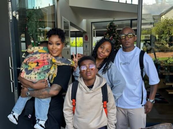 Khuli Chana, Lamiez Holworthy, and their kids kick-off family vacation (Photos)