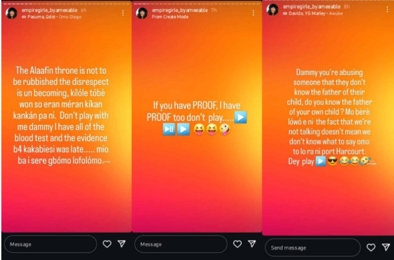 Late Alaafin of Oyo’s daughter accuses Queen Dami of paternity fraud