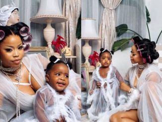 Anele Zondo reveals daughter’s face for the first time on her 1st birthday
