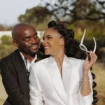 Musa Mthombeni and wife Liesl Laurie mark 4th wedding anniversary