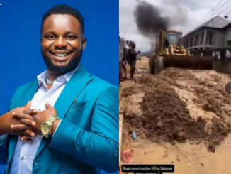 Sabinus sponsors road construction in Port Harcourt community (video) 9 Sabinus sponsors road construction in Port Harcourt community (video)